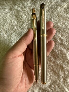 Parker Pen Gold Fountain & Ballpoint Pen Set